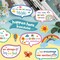 Citrus; 74PCS Amazing Things Happen Here Bulletin Board Set, Boho Rainbow Classroom Decorations, Positive Motivational Welcome Back to School Bulletin Board Decor for Classroom Walls, Doors & Teachers; Category:Bulletin Board Sets; Image:6